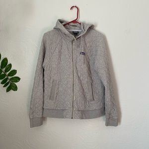 Patagonia Cotton Quilted Zip Up Hoodie